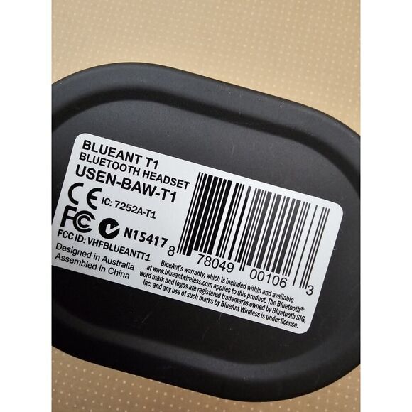 *NEW* BlueAnt T1 Black Rugged Bluetooth Headset USEN-BAW-T1 - Picture 2 of 5